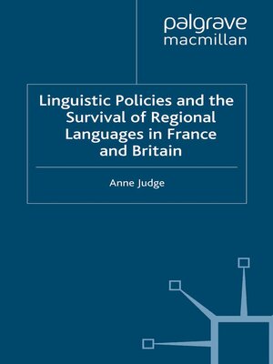cover image of Linguistic Policies and the Survival of Regional Languages in France and Britain